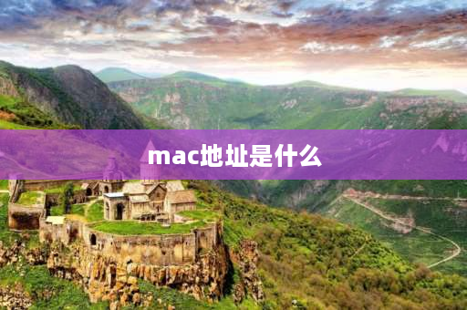 mac地址是什么 什么是MAC地址呢？