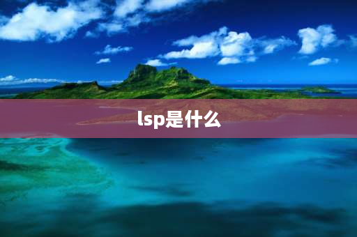 lsp是什么 lsp什么意思？