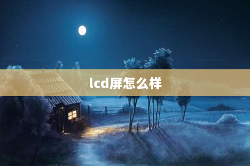 lcd屏怎么样 苹果的lcd屏什么水平？