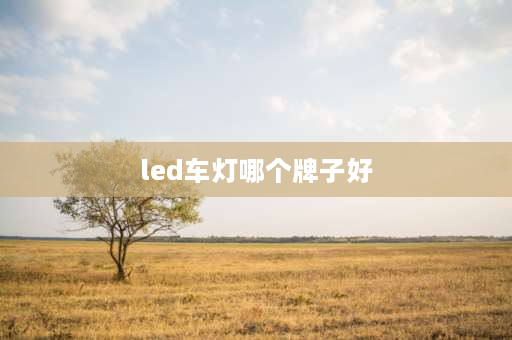 led车灯哪个牌子好 为什么好多人都选择LED车灯改装？推荐几款好点的LED车灯品牌？