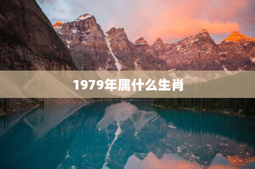 1979年属什么生肖 1979年大年初一出生是属什么的？