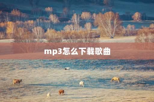 mp3怎么下载歌曲 怎么把酷狗音乐的我喜欢的歌变成MP3？