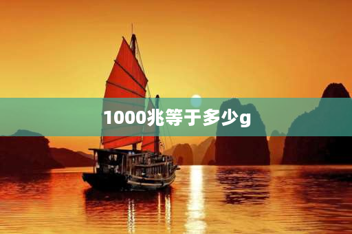 1000兆等于多少g 1000兆等于多少T？