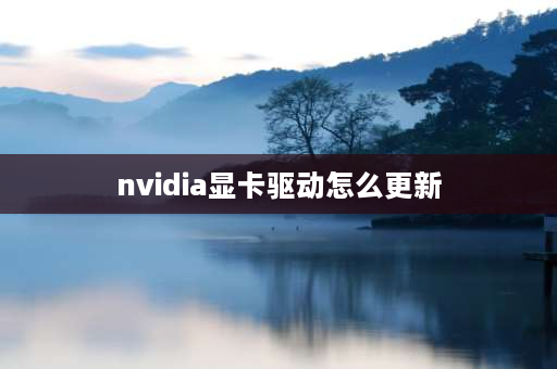 nvidia显卡驱动怎么更新 联想电脑怎么更新显卡驱动？