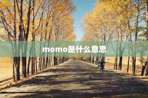 momo是什么意思 莫默的意思？