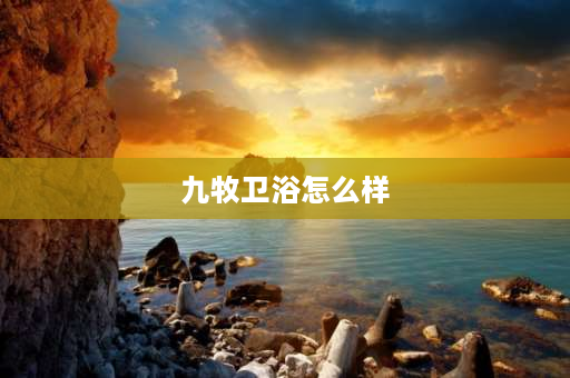 九牧卫浴怎么样 九牧卫浴怎样？