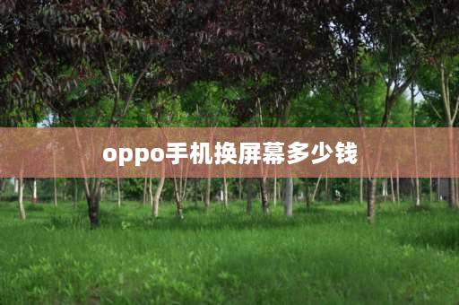 oppo手机换屏幕多少钱 oppo手机换屏幕多少钱？