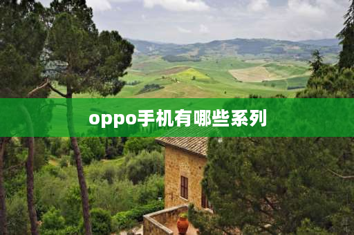 oppo手机有哪些系列 OPPO一共有多少个系列的手机？