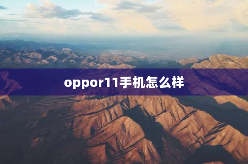 oppor11手机怎么样 oppor11是高端手机吗？