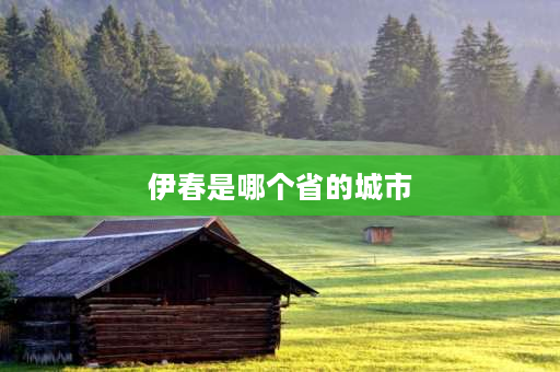 伊春是哪个省的城市 伊春市属于哪个地方？