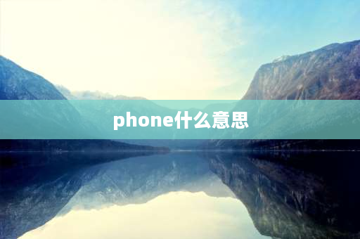 phone什么意思 车载CD机电路中PHONE是什么意思？