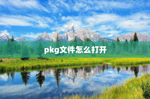 pkg文件怎么打开 pkg文件怎么在windows系统上运行？