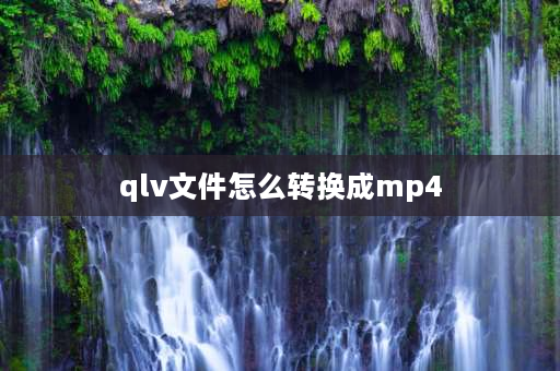 qlv文件怎么转换成mp4 如何将qlv文件格式转换为mp4？