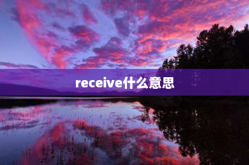 receive什么意思 receive是什么意思？