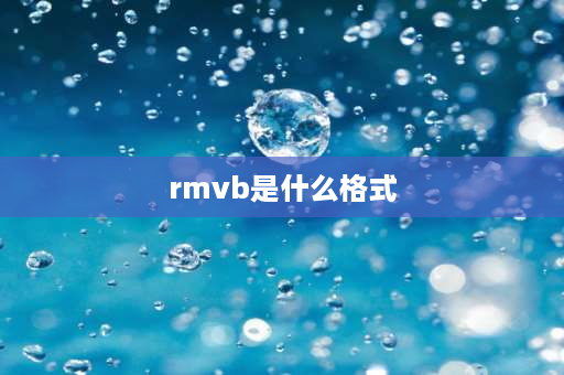 rmvb是什么格式 rmvb是什么格式的文件？