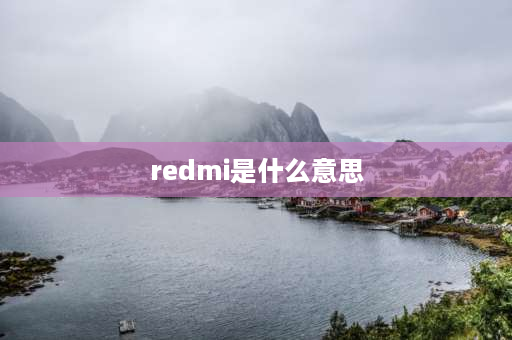 redmi是什么意思 小米手机一直显示redmi怎么回事？