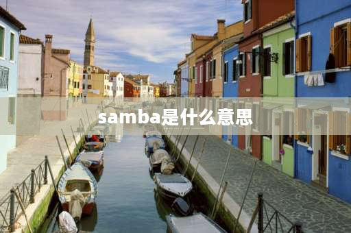 samba是什么意思 什么是zuba啊？