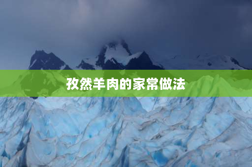 孜然羊肉的家常做法 孜然羊肉片家常做法，正宗孜然羊肉片怎么做？