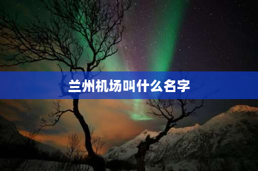 兰州机场叫什么名字 兰州飞机场名称？