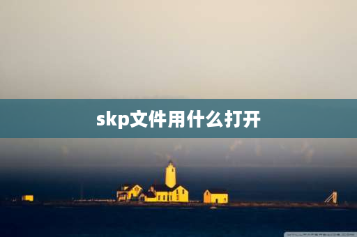 skp文件用什么打开 skp手机上怎么看？