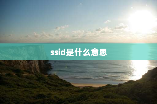 ssid是什么意思 手机连wifi时网络ssid是什么？