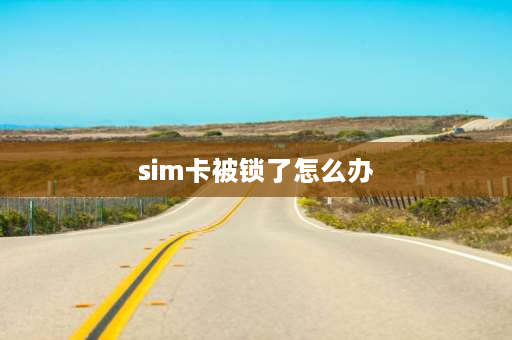 sim卡被锁了怎么办 SIM卡被锁定了怎么解？