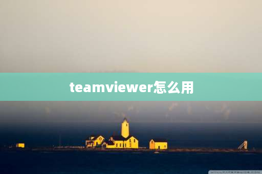 teamviewer怎么用 共享屏幕拍照怎么弄？