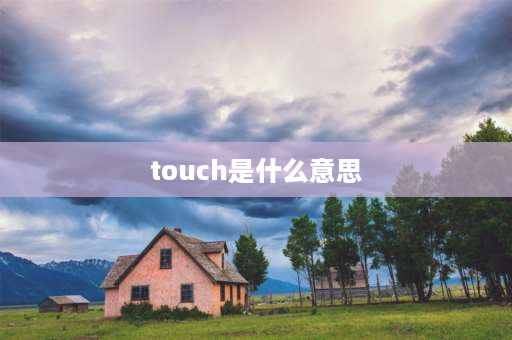 touch是什么意思 使用touchid登录的意思？