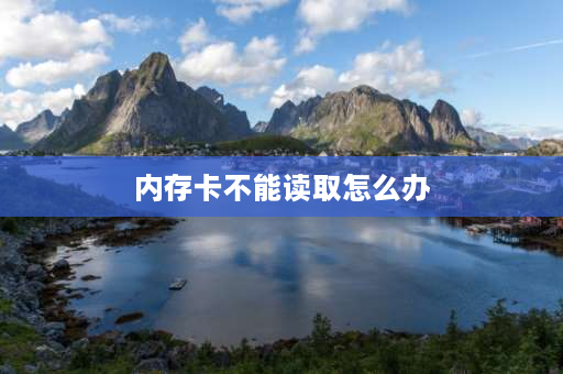 内存卡不能读取怎么办 为什么把储存卡放在手机里显示不出来？为什么？