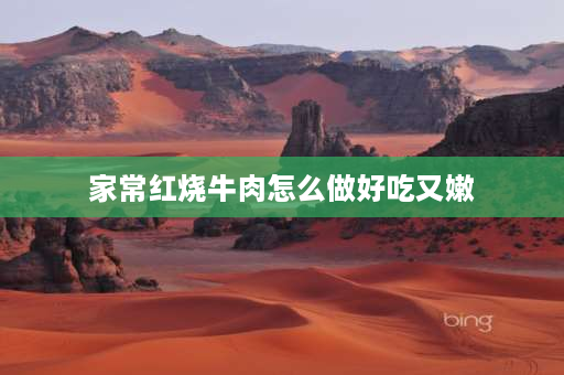 家常红烧牛肉怎么做好吃又嫩 怎样烧牛肉才又嫩又好吃红烧牛肉？