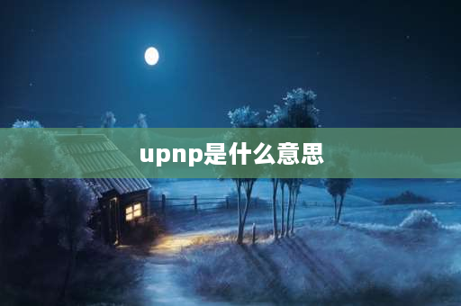 upnp是什么意思 路由器刷dd是什么意思？