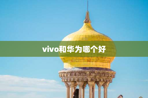 vivo和华为哪个好 vivo和华为哪个好？