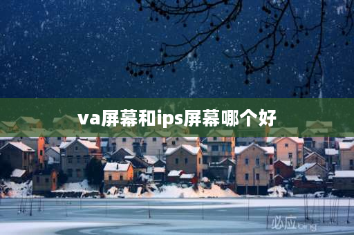 va屏幕和ips屏幕哪个好 va技术屏和ips哪个好？