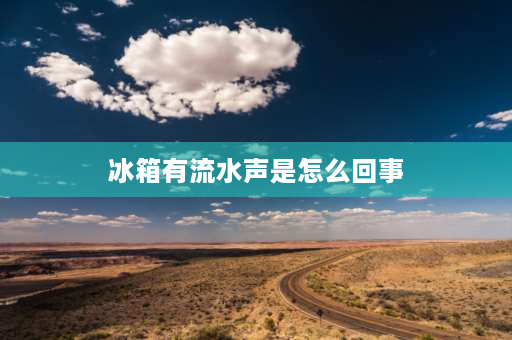 冰箱有流水声是怎么回事 为什么冰箱会有流水的声音？