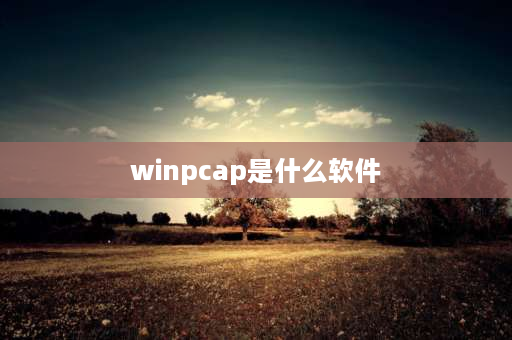 winpcap是什么软件 loadlibrary fail怎么解决？