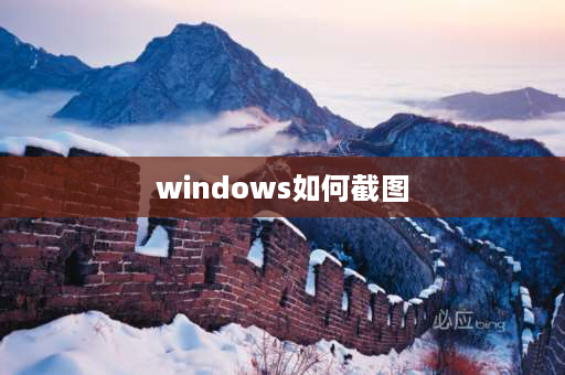 windows如何截图 windows10系统怎么截屏？