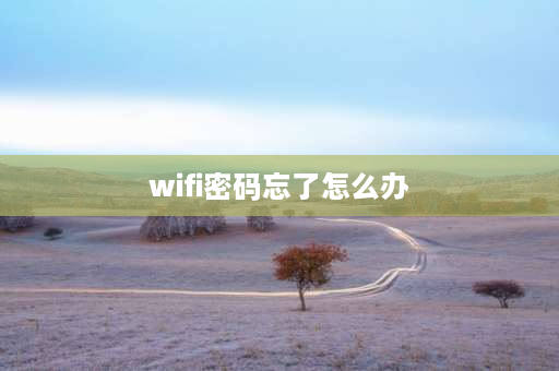 wifi密码忘了怎么办 wifi密码忘了怎么弄回来？