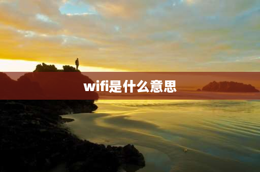 wifi是什么意思 WiFi属于什么产品？