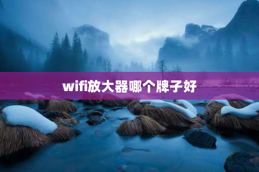 wifi放大器哪个牌子好 wifi路由放大器哪个牌子好？