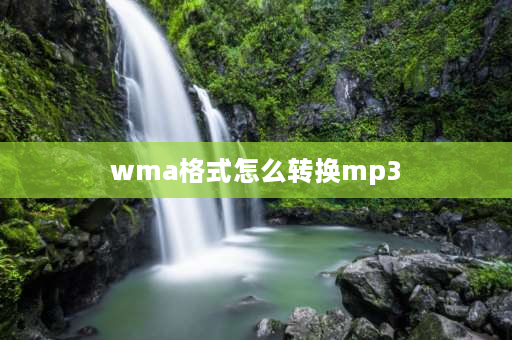 wma格式怎么转换mp3 wma和mp3文件哪个音质好一些？