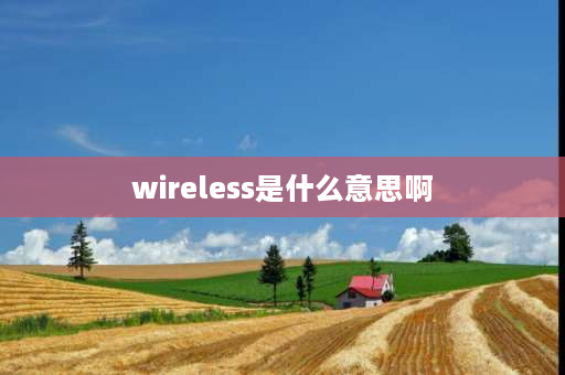 wireless是什么意思啊 什么是wifi名称？