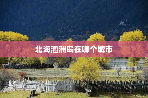 北海涠洲岛在哪个城市 涠洲岛属于什么地方？