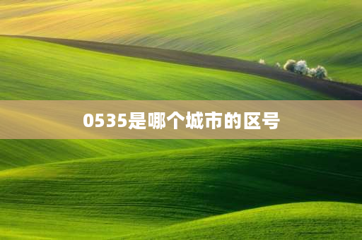 0535是哪个城市的区号 25是山东省的哪个城市的区号？急？