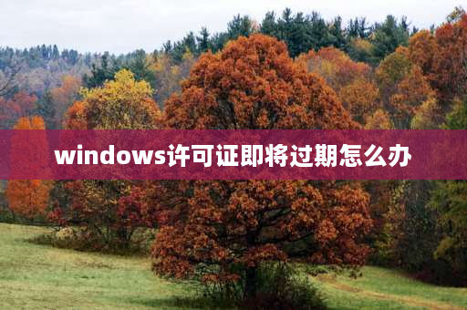 windows许可证即将过期怎么办 你的Windows许可证即将过期的解决方法？