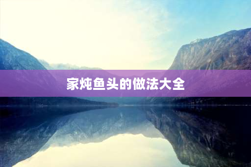 家炖鱼头的做法大全 浙江建德铁锅炖鱼头做法？