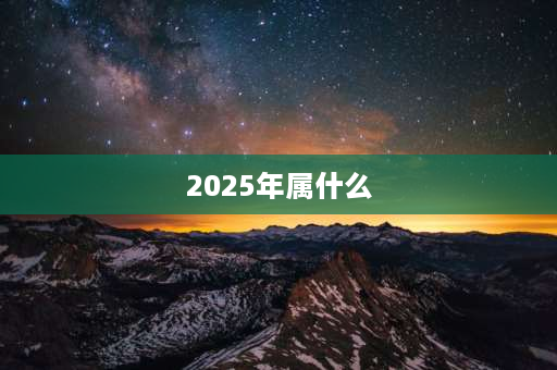 2025年属什么 2025年属牛的多大？