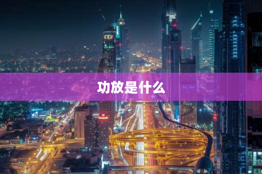 功放是什么 手机上的功放指的是什么？