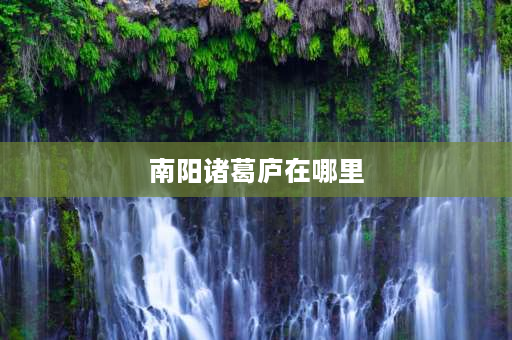 南阳诸葛庐在哪里 南阳卧龙岗***诸葛庐占地面积多少？