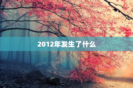 2012年发生了什么 2010年至2015年中国大事记？