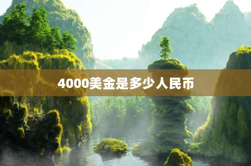 4000美金是多少人民币 跨境电商成本一般多少？